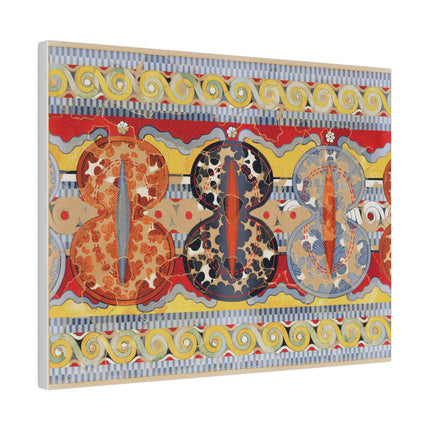 Shield Frieze – Mycenaean Fresco Reproduction by Emile Gilliéron