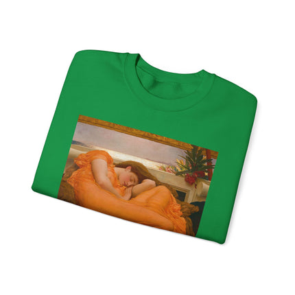 Flaming June by Frederic Leighton Heavy Blend™ Crewneck Sweatshirt