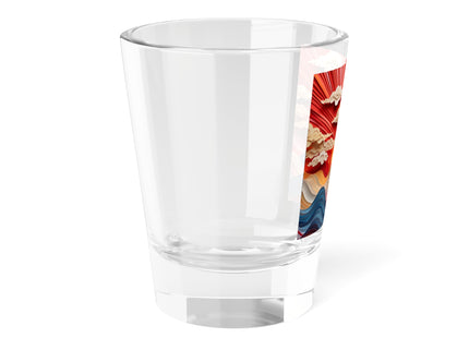 Vibrant Sunrise Sky Shot Glass, 1.5oz
