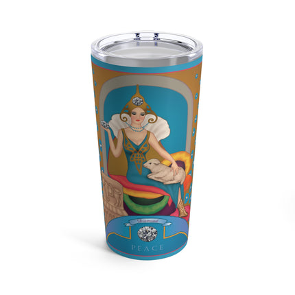 April & Diamond (from the Gem Series) by Sofia Chiostri Tumbler 20oz