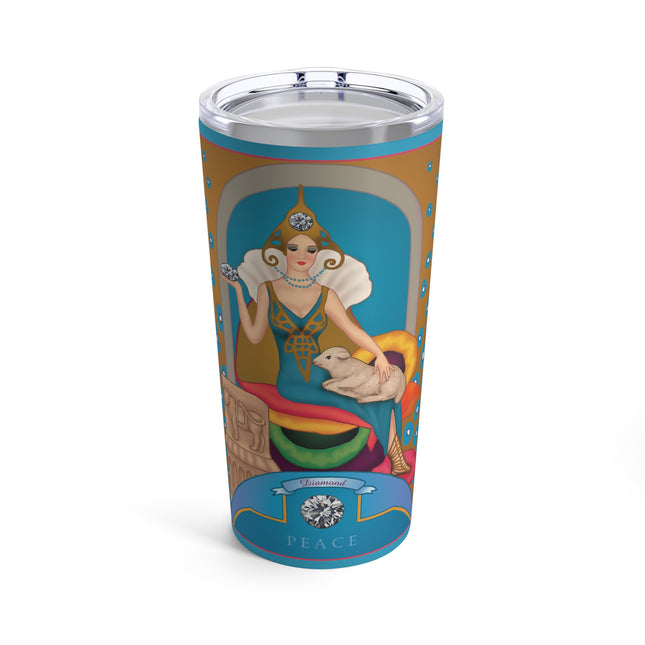 April & Diamond (from the Gem Series) by Sofia Chiostri Tumbler 20oz