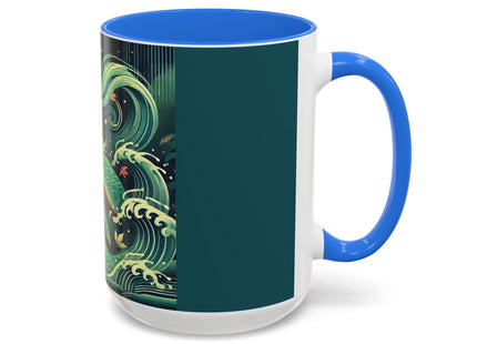 Mermaid Queen Rising from the Deep Colorful Mugs (11oz, 15oz)