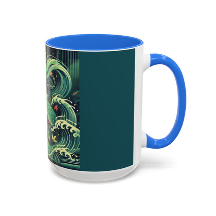 Mermaid Queen Rising from the Deep Colorful Mugs (11oz, 15oz)