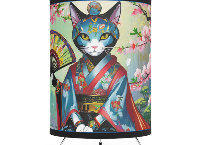Cyberpunk Geisha Tripod Lamp