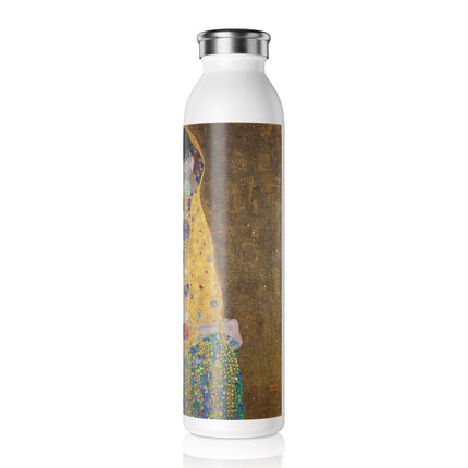 The Kiss by Gustav Klimt Slim Water Bottle