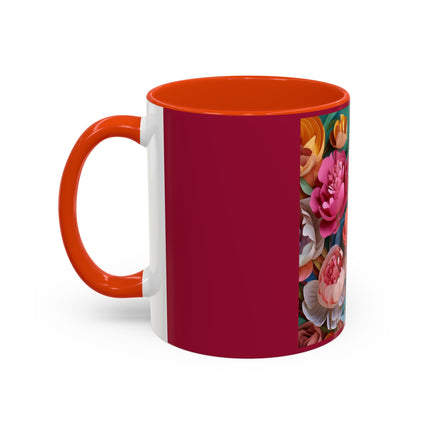Peonies in Full Bloom Colorful Mugs (11oz, 15oz)