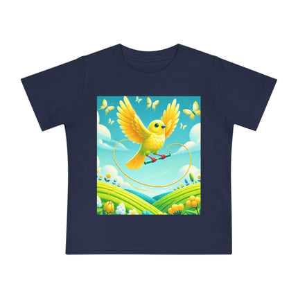 Canary Jumping Rope Baby T-Shirt – A Little Burst of Sunshine