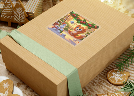 Naughty or Nice Kitten Kiss-Cut Stickers (4 Sizes)