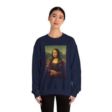 Mona Lisa by Leonardo da Vinci Unisex Heavy Blend™ Crewneck Sweatshirt