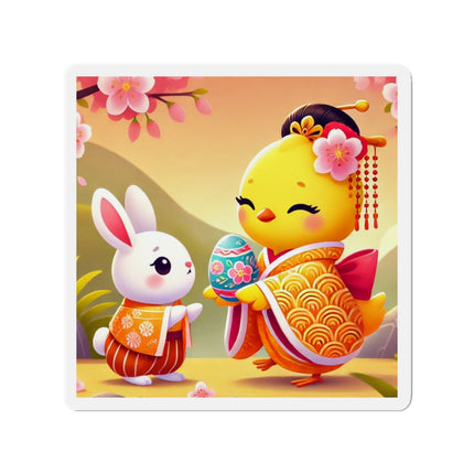 Whimsical Springtime Exchange Die-Cut Magnets (5 Sizes)