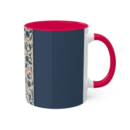 Examples of Chinese Ornament, Pl.18 by Owen Jones Colorful Mugs, 11oz
