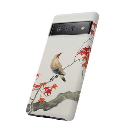 Japanese Bird on Maple by Ohara Koson Phone Cases