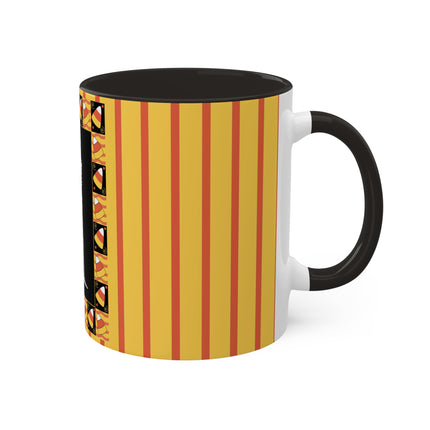 Candy Corn Skeleton Colorful Mugs (11oz, 15oz)
