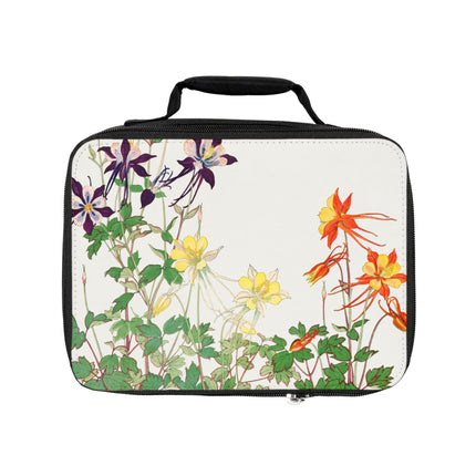 Aquilegia Flowers by Tanigami Kônan Lunch Bag