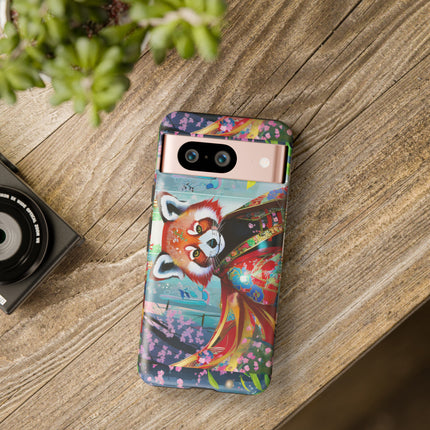 Cybernetic Red Panda Phone Cases