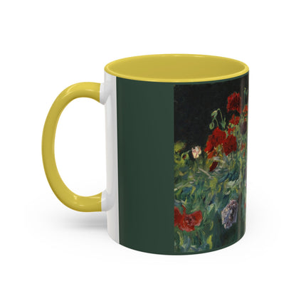 A Study of Poppies for Carnation, Lily, Lily, Rose by John Singer Sargent Colorful Mugs (11oz, 15oz)