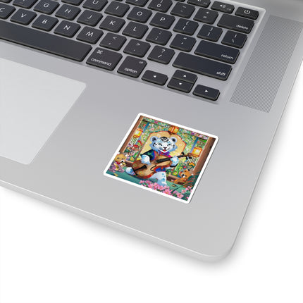 Melodies of the Snow Lion Cub Kiss-Cut Stickers (4 Sizes)