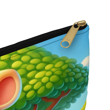 The Giraffe Lookout Flat Pouch – Savanna Grace & Watchful Wonder