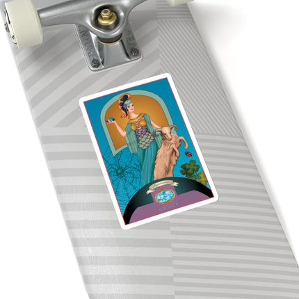 March & Aquamarine (Gem Series) by Sofia Chiostri Copper Kiss-Cut Stickers (4 Sizes)