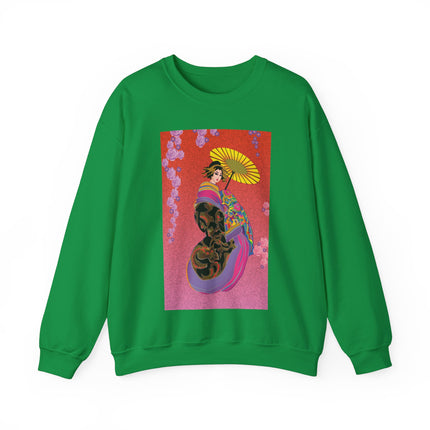 Enchanting Geisha Unisex Heavy Blend™ Crewneck Sweatshirt