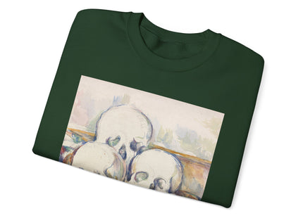 The Three Skulls by Paul Cézanne Unisex Heavy Blend™ Crewneck Sweatshirt