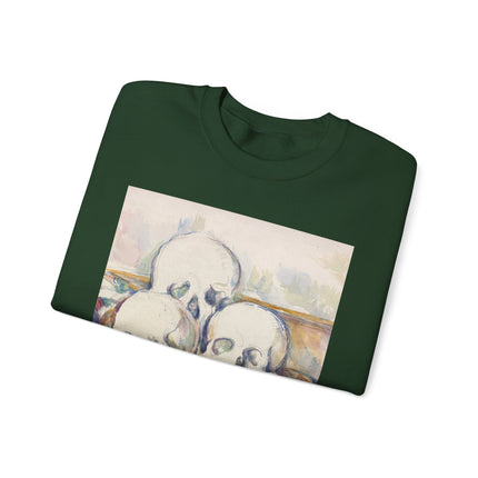 The Three Skulls by Paul Cézanne Unisex Heavy Blend™ Crewneck Sweatshirt