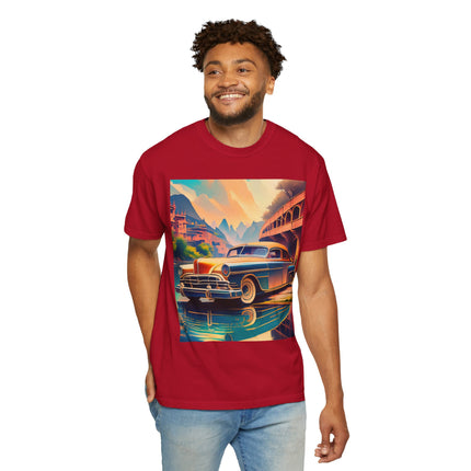 1953 Buick Roadmaster Unisex Garment-Dyed T-shirt