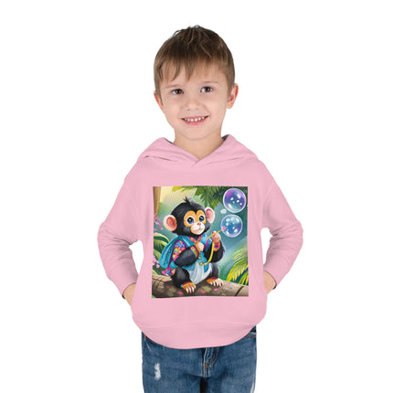 Bubble Magic in the Jungle Toddler Pullover Fleece Hoodie
