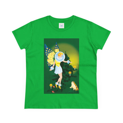 The Enchanted Encounter Women's Midweight Cotton Tee