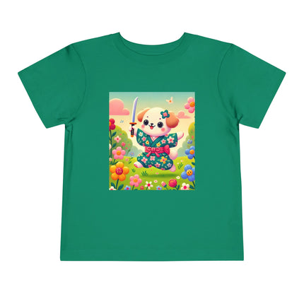 Blossom Pup’s Joyful Journey Toddler Short Sleeve Tee