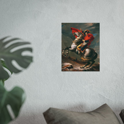 Napoleon Crossing the Alps by Jacques-Louis David Fine Art Posters
