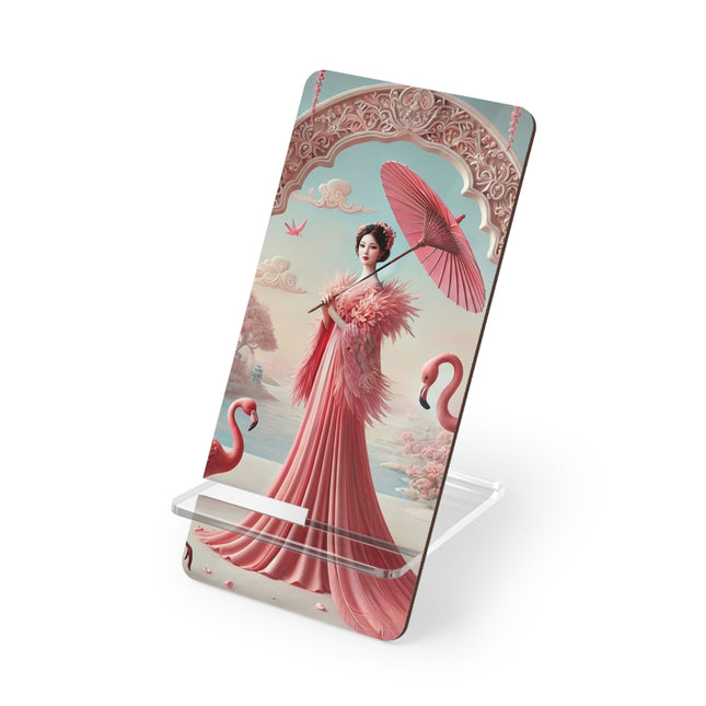 Petals, Porcelain, and Flamingos Mobile Display Stand for Smartphones