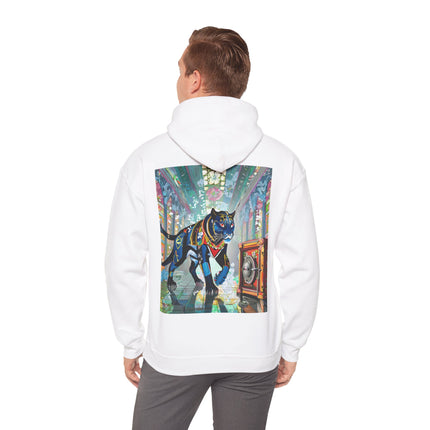 Cyber Panther’s Hunt – Heavy Blend™ Hooded Sweatshirt