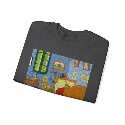 The Bedroom by Vincent van Gogh Heavy Blend™ Crewneck Sweatshirt