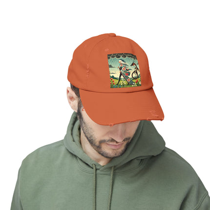 The Dragon Fairy’s Stride Unisex Distressed Cap