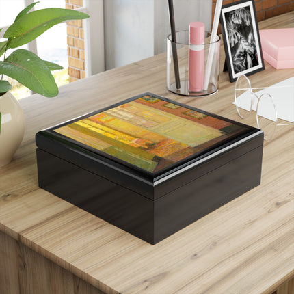 Interior, Window Light by Henri Le Sidaner Jewelry Box