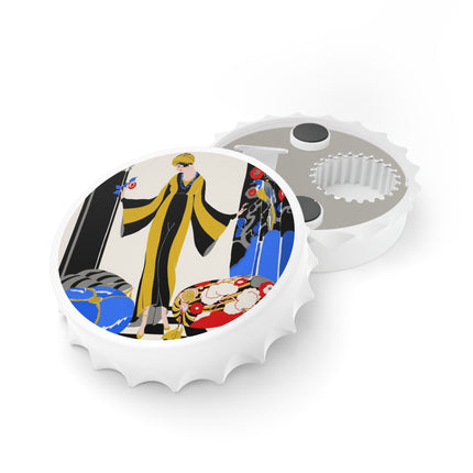 Art Deco Flapper Bottle Opener – Elegant Glamour & Timeless Style