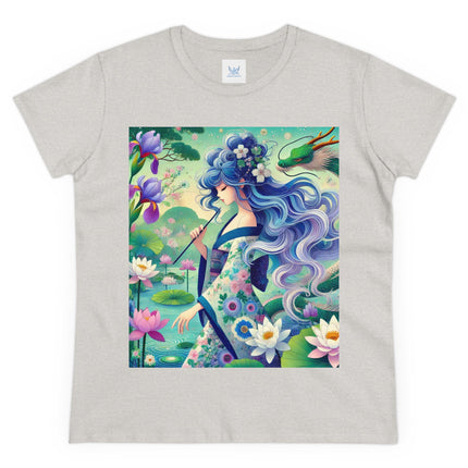 Fairy of the Koi Pond Cotton Tee
