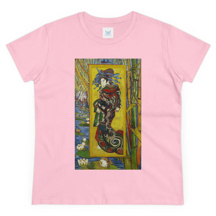 Courtesan (after Eisen) by Vincent van Gogh Women's Midweight Cotton Tee