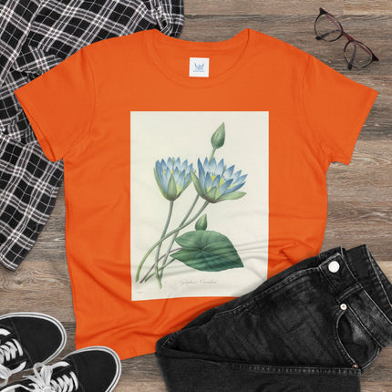 Choix des plus belles fleurs, Plate 055 by Pierre Joseph Redouté  Women's Midweight Cotton Tee