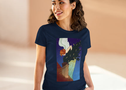 The Christmas Angel Women's Midweight Cotton Tee