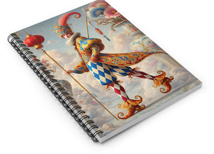 The Ornamental Jester Spiral Notebook - Ruled Line