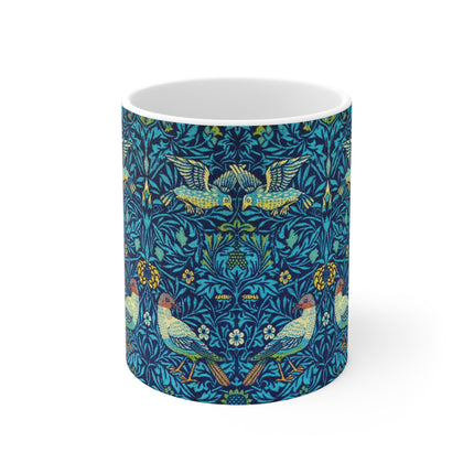 Bird by William Morris Ceramic Mug 11oz