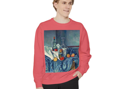 The Peppermint Bottle by Paul Cézanne Unisex Garment-Dyed Sweatshirt