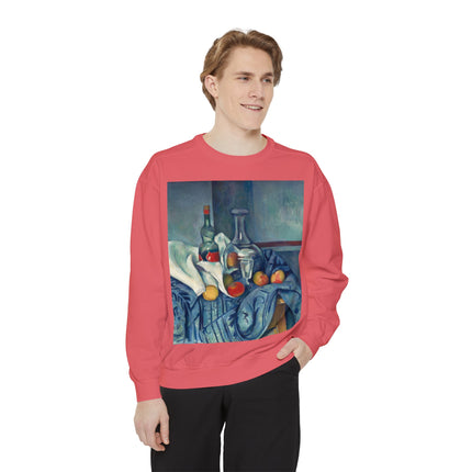 The Peppermint Bottle by Paul Cézanne Unisex Garment-Dyed Sweatshirt
