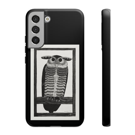 Horned Owl by Samuel Jessurun de Mesquita Phone Cases