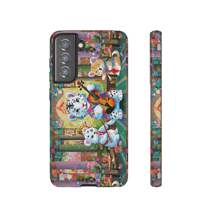 Melodies of the Snow Lion Cub Phone Cases
