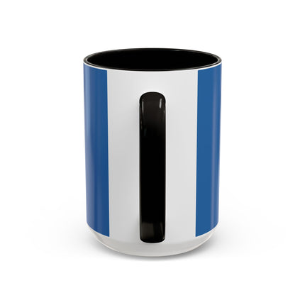 💙🌼 The Bluebell Christmas Promenade Colorful Mug – Art Deco Holiday Fantasy