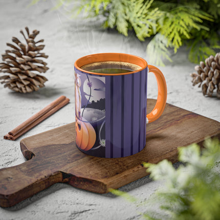 The Startled Pumpkin Colorful Mugs, 11oz