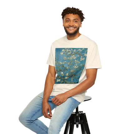 Almond Blossom by Vincent van Gogh Unisex Garment-Dyed T-shirt